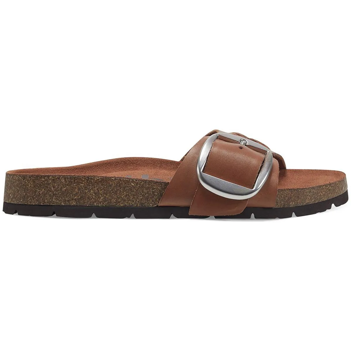 ALBINA Womens Casual Faux Leather Flatform Sandals