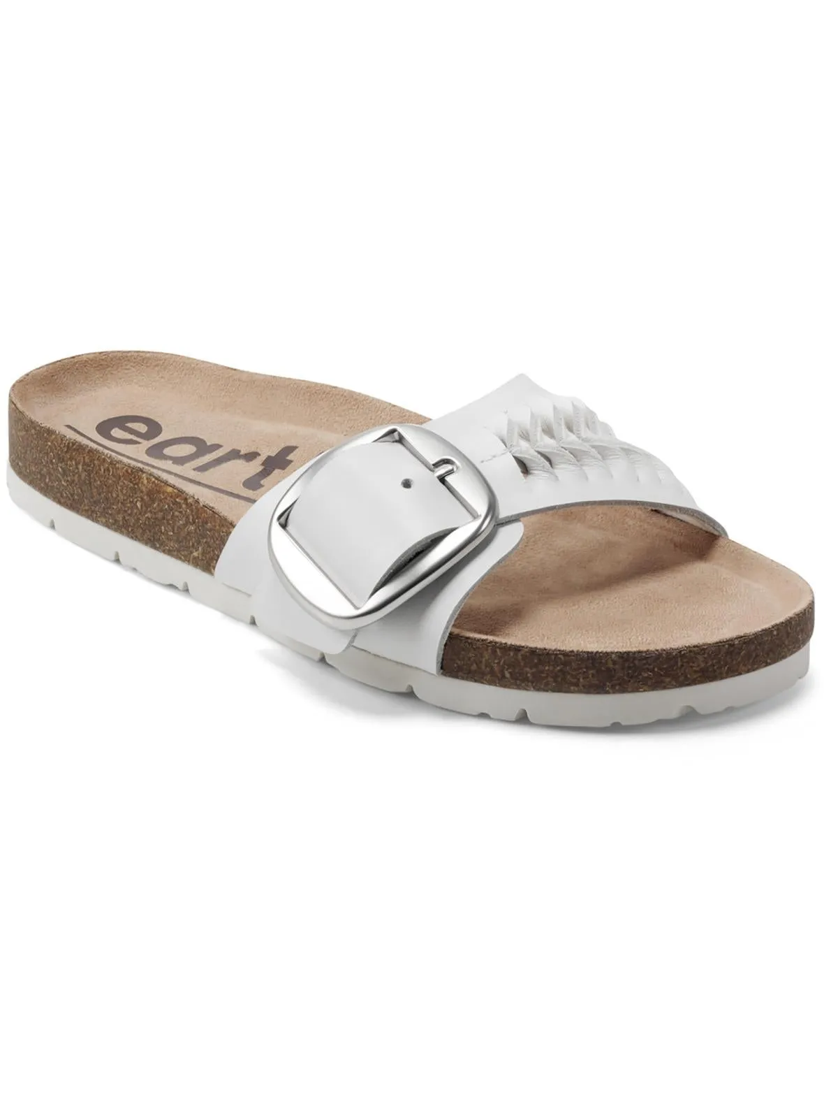 ALBINA Womens Casual Faux Leather Flatform Sandals
