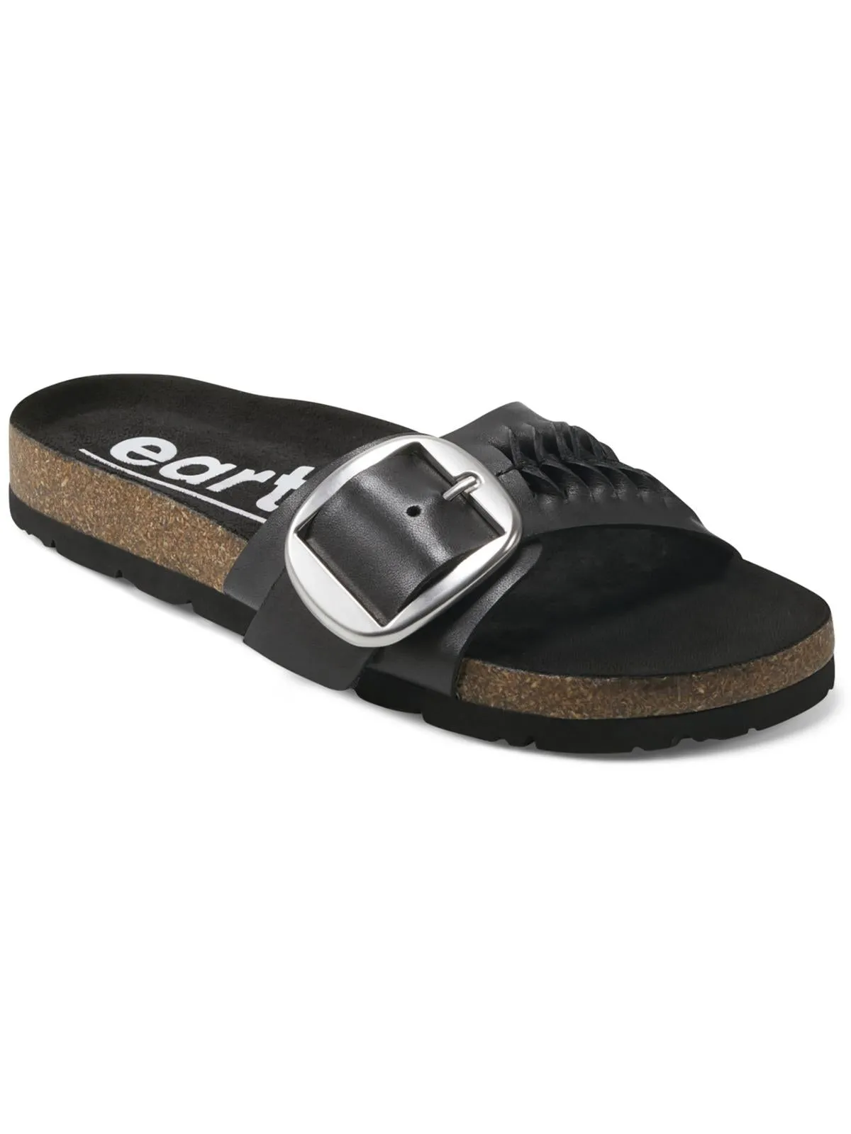 ALBINA Womens Casual Faux Leather Flatform Sandals