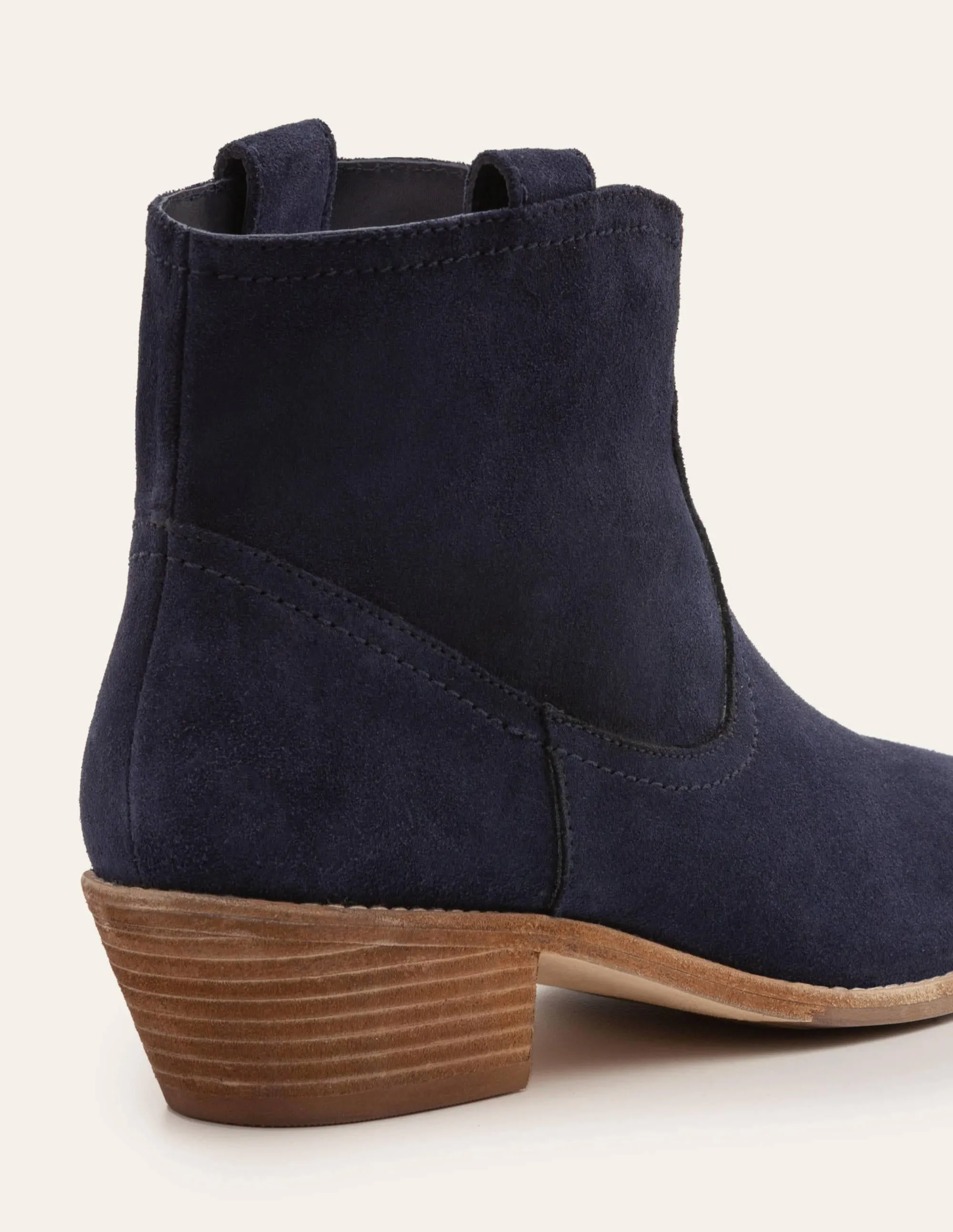 Allendale Ankle Boots-Navy