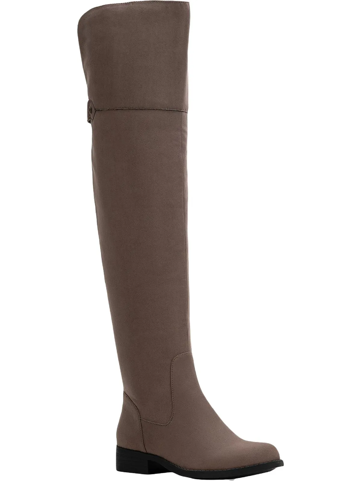 Allicce Womens Faux Suede Casual Over-The-Knee Boots