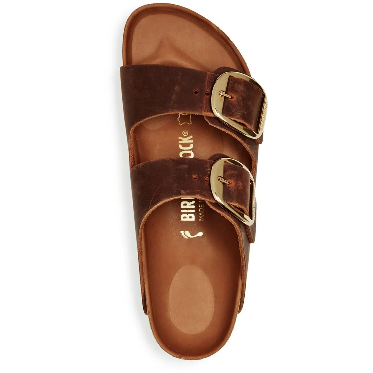 Arizona Mens Leather Casual Footbed Sandals
