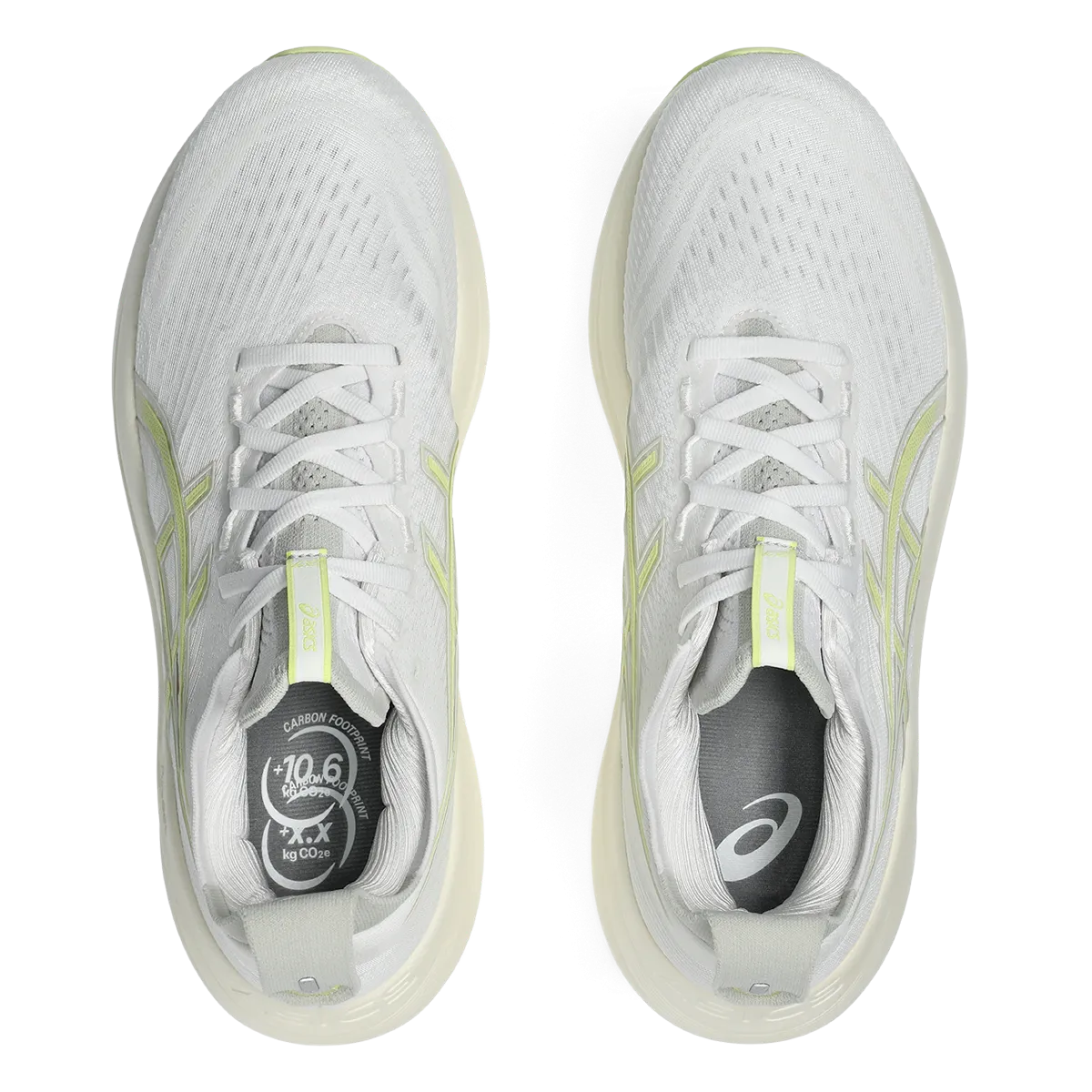 Asics Gel Nimbus 27 White - Huddle Yellow