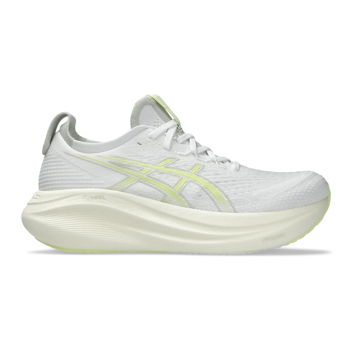 Asics Gel Nimbus 27 White - Huddle Yellow