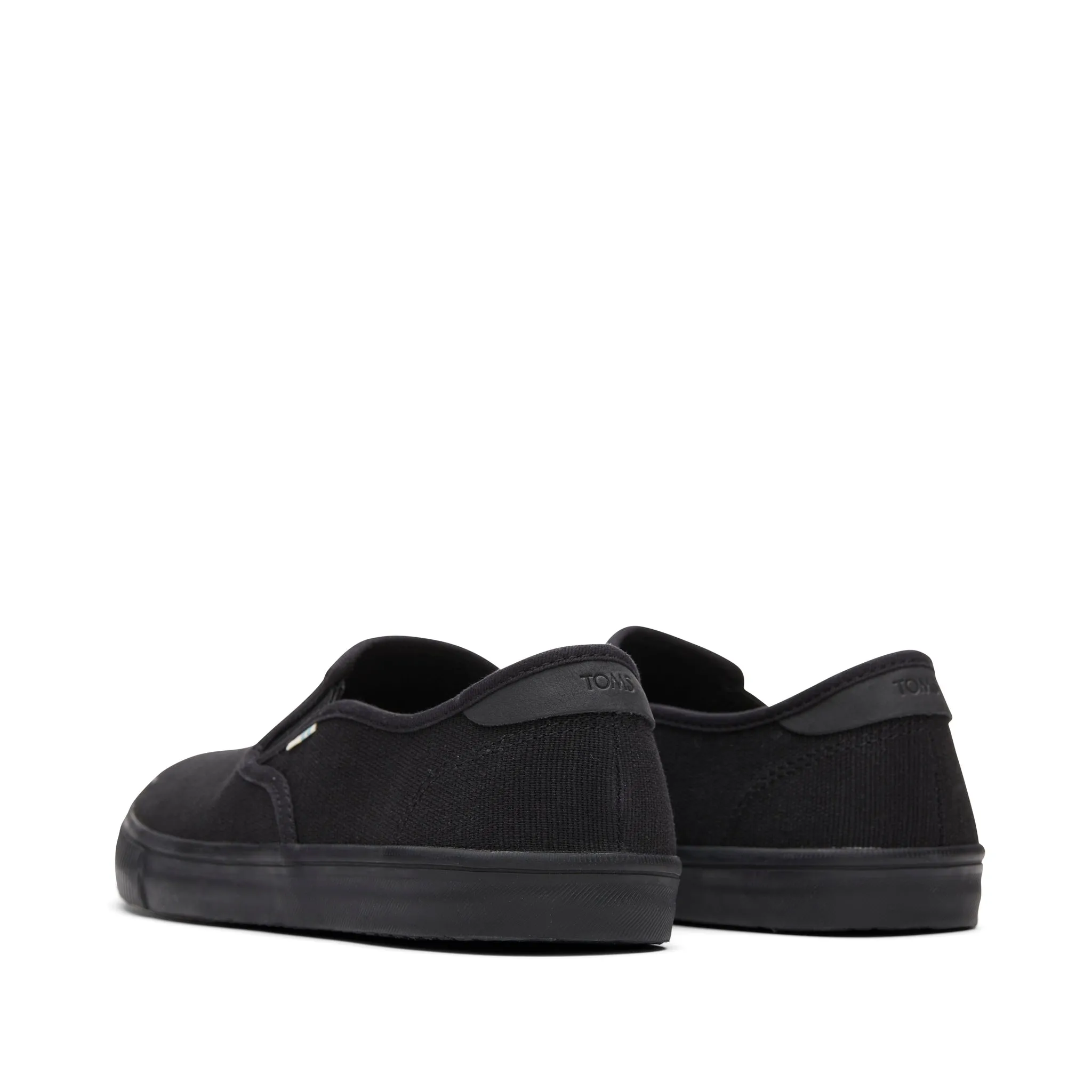 Baja All Black Heritage Canvas Slip On Sneaker