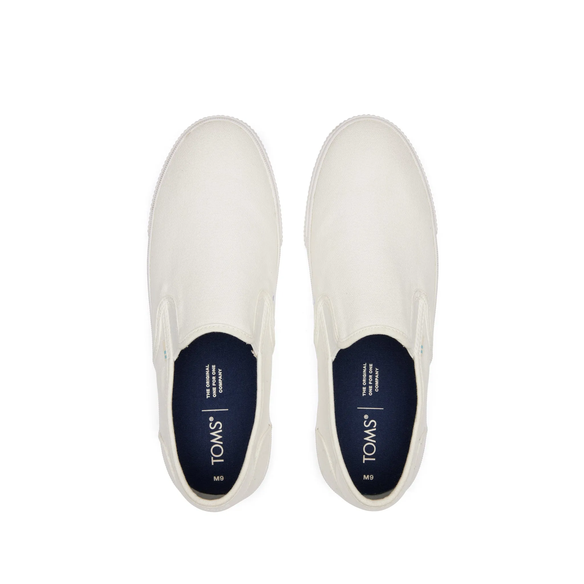 Baja White Canvas Slip On Sneaker