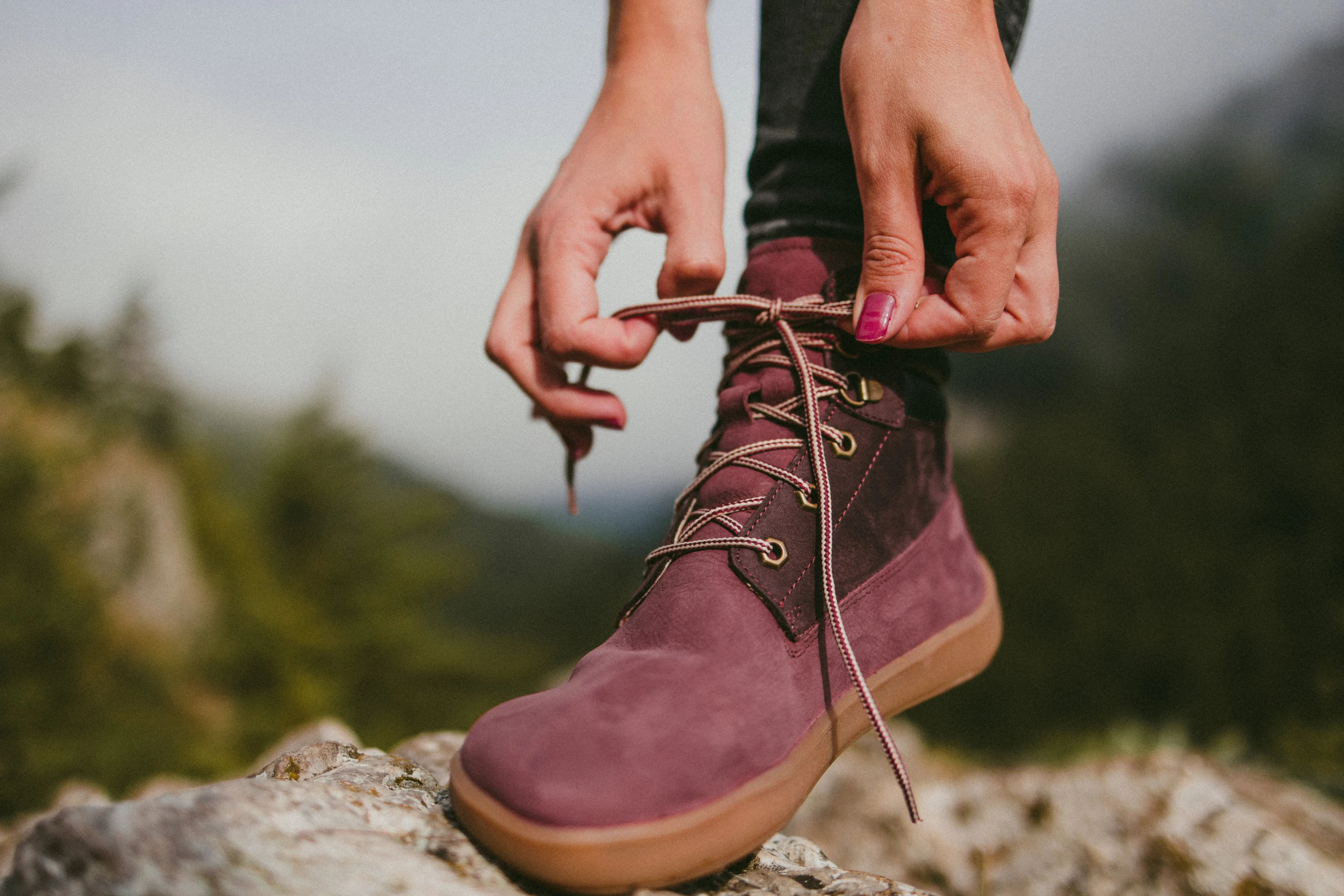 Barefoot Boots Be Lenka Nevada Neo - Burgundy Shoes_Be Lenka_Footwear