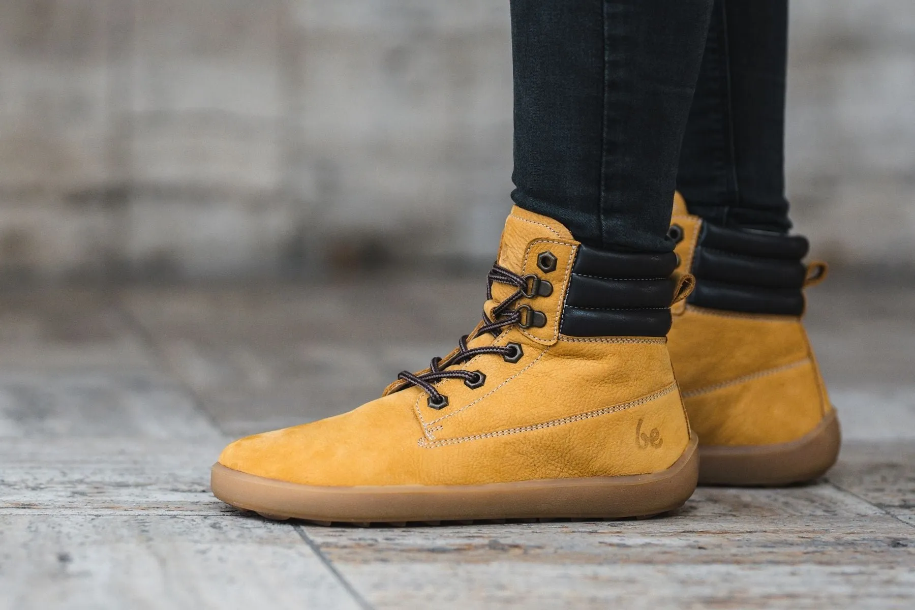 Barefoot Boots Be Lenka Nevada Neo - Mustard Shoes_Be Lenka_Footwear
