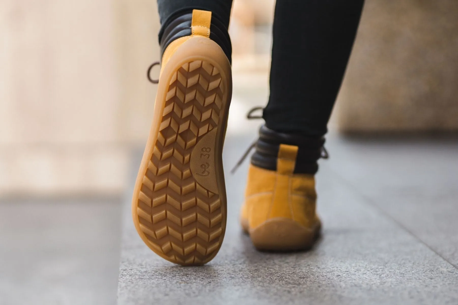 Barefoot Boots Be Lenka Nevada Neo - Mustard Shoes_Be Lenka_Footwear