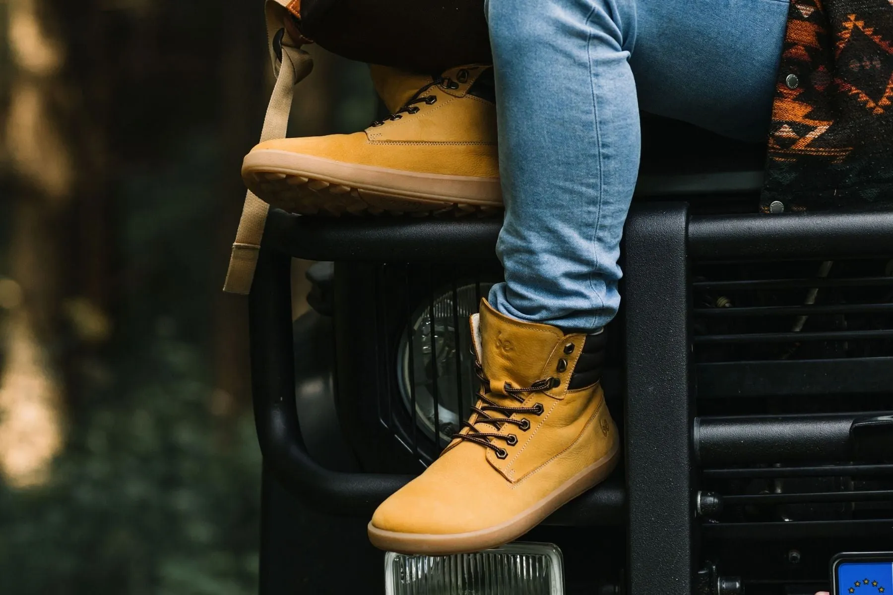 Barefoot Boots Be Lenka Nevada Neo - Mustard Shoes_Be Lenka_Footwear