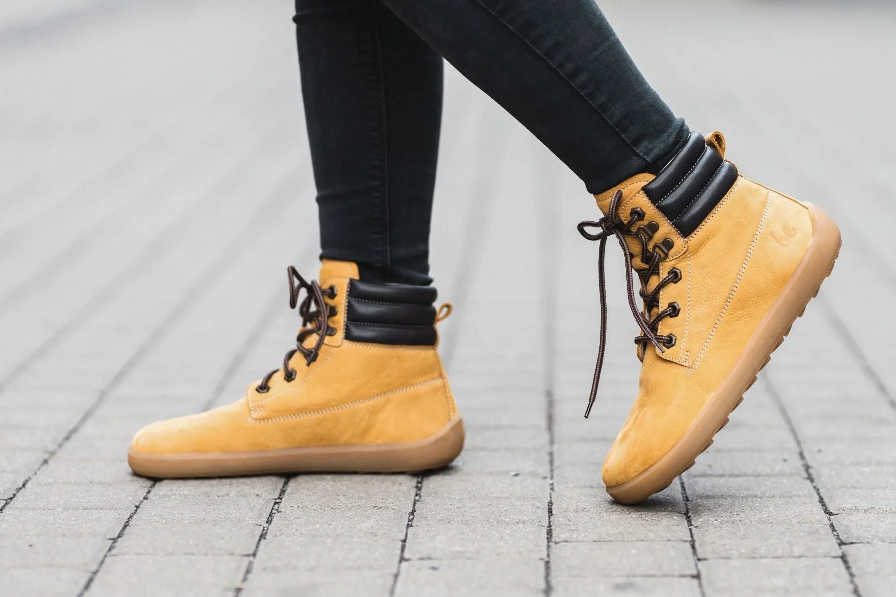 Barefoot Boots Be Lenka Nevada Neo - Mustard Shoes_Be Lenka_Footwear