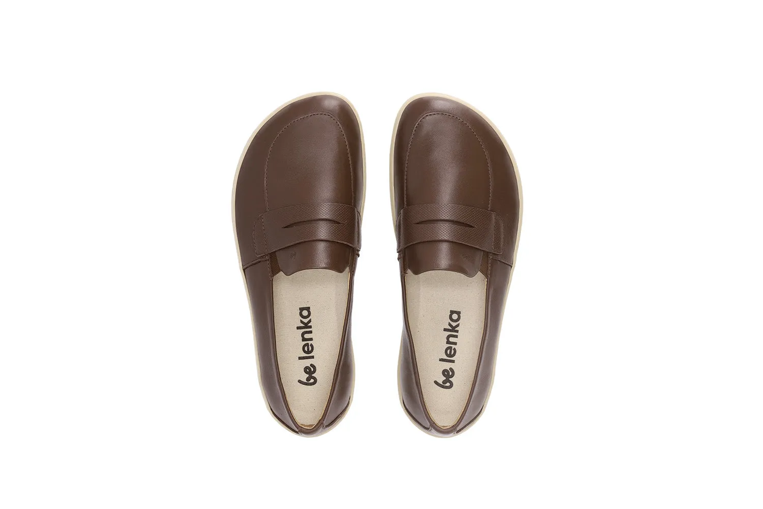 Barefoot Moccasins Be Lenka Buena - Dark Brown & Beige (UNISEX) Shoes_Be Lenka_Footwear