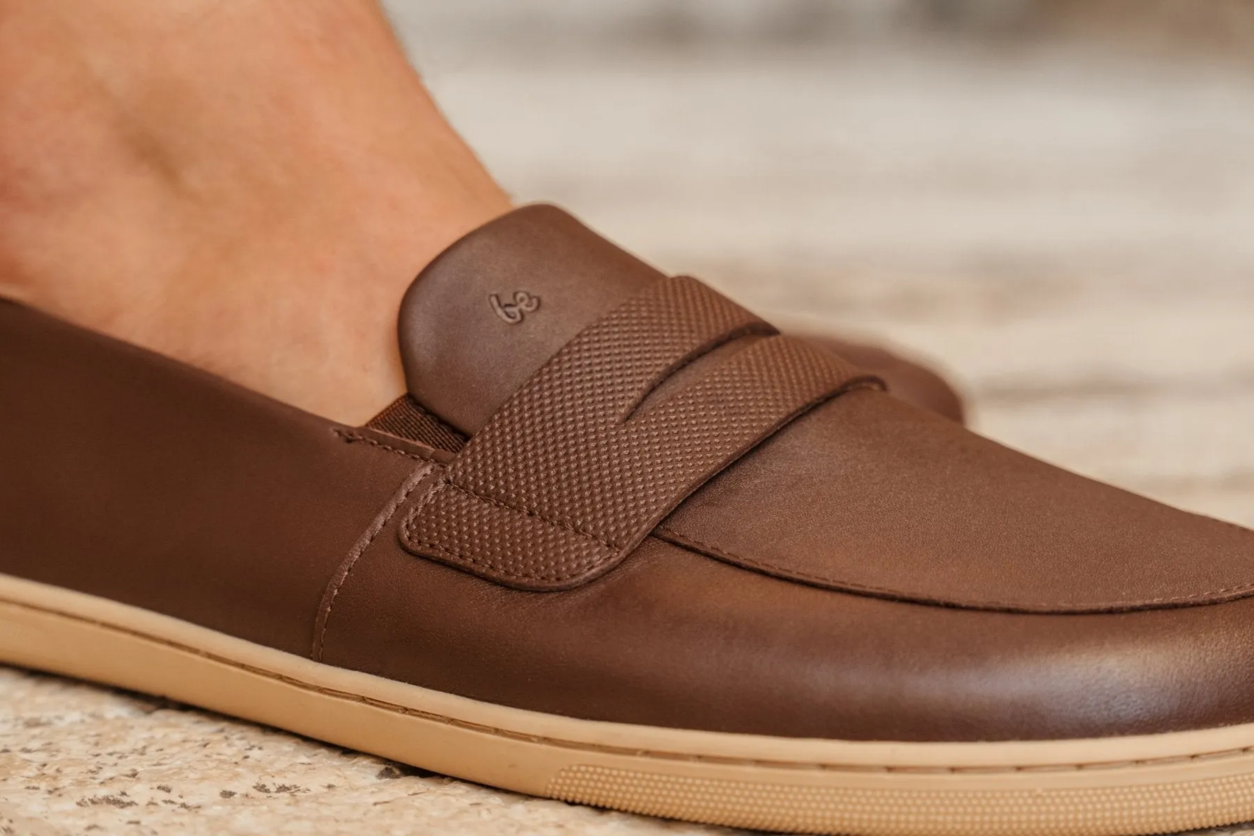 Barefoot Moccasins Be Lenka Buena - Dark Brown & Beige (UNISEX) Shoes_Be Lenka_Footwear