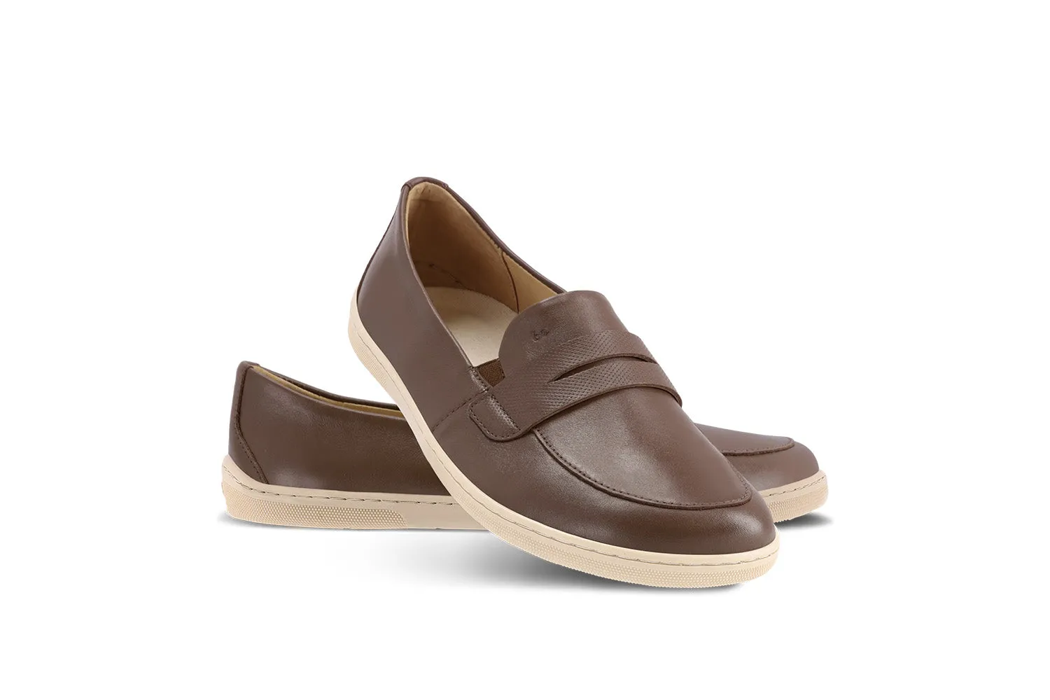 Barefoot Moccasins Be Lenka Buena - Dark Brown & Beige (UNISEX) Shoes_Be Lenka_Footwear
