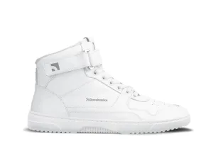 Barefoot Sneakers Barebarics Zing - High Top - All White - Leather Shoes_Be Lenka_Footwear