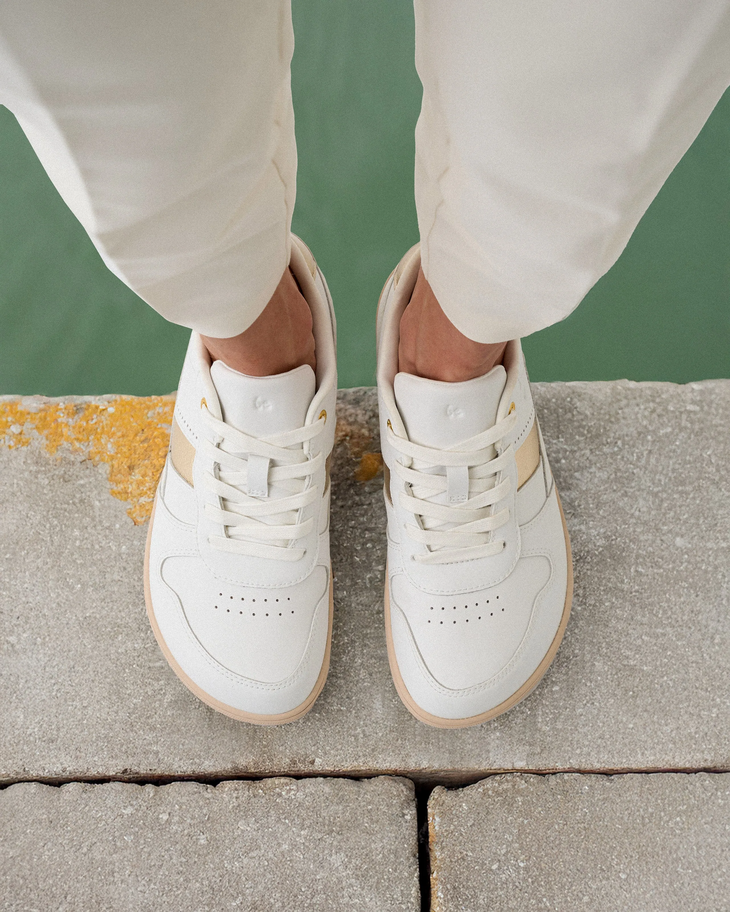 Barefoot Sneakers Be Lenka Cellestia - White & Gold Shoes_Be Lenka_Footwear