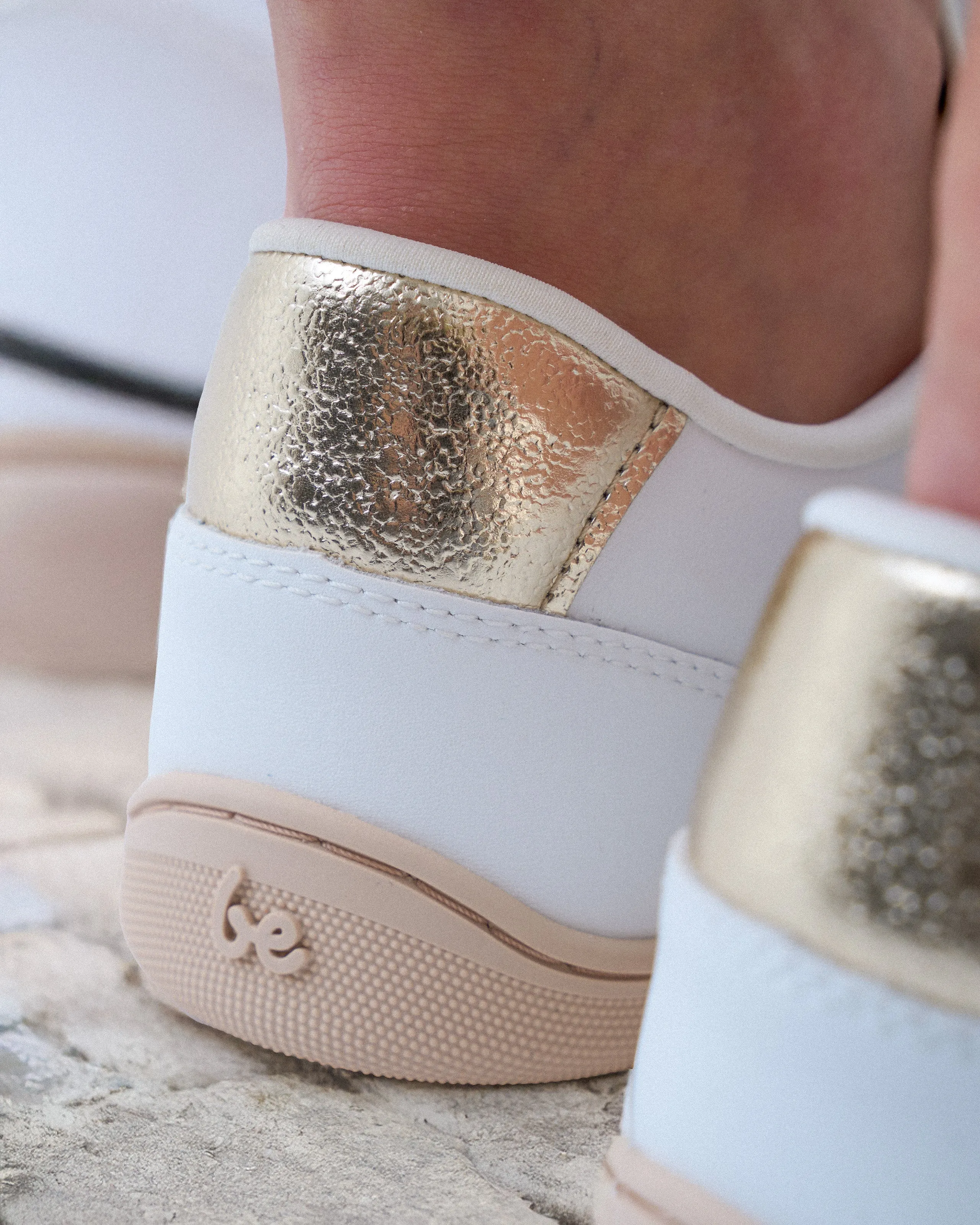Barefoot Sneakers Be Lenka Cellestia - White & Gold Shoes_Be Lenka_Footwear