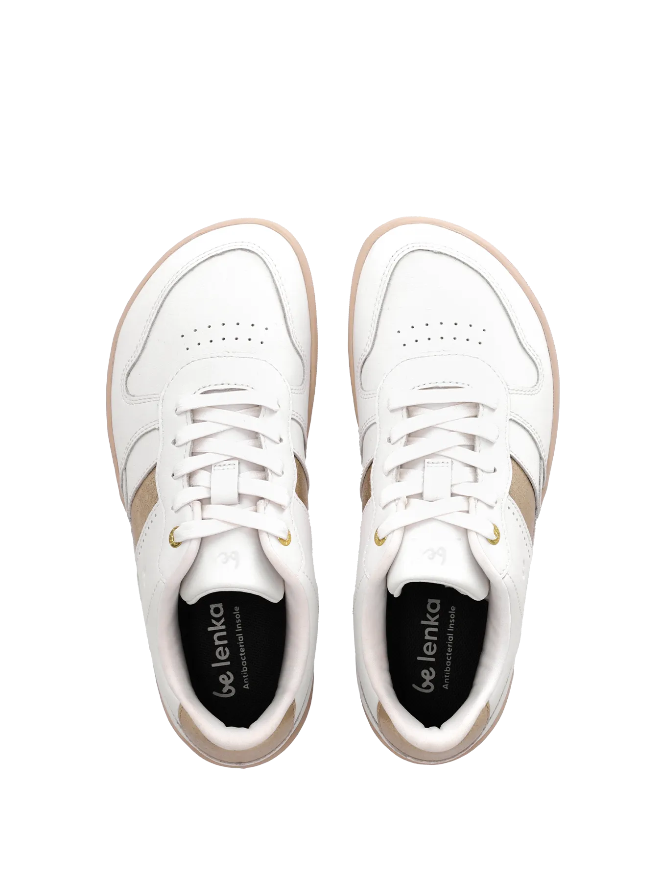 Barefoot Sneakers Be Lenka Cellestia - White & Gold Shoes_Be Lenka_Footwear