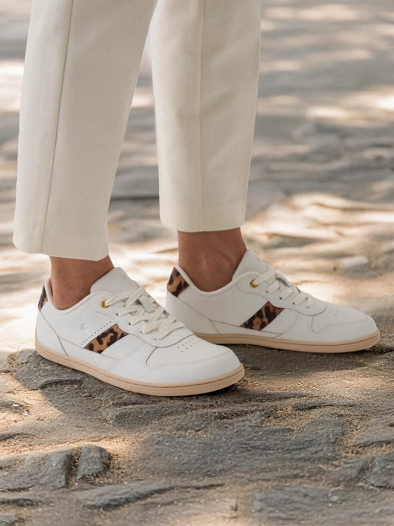 Barefoot Sneakers Be Lenka Cellestia - White & Leopard Shoes_Be Lenka_Footwear