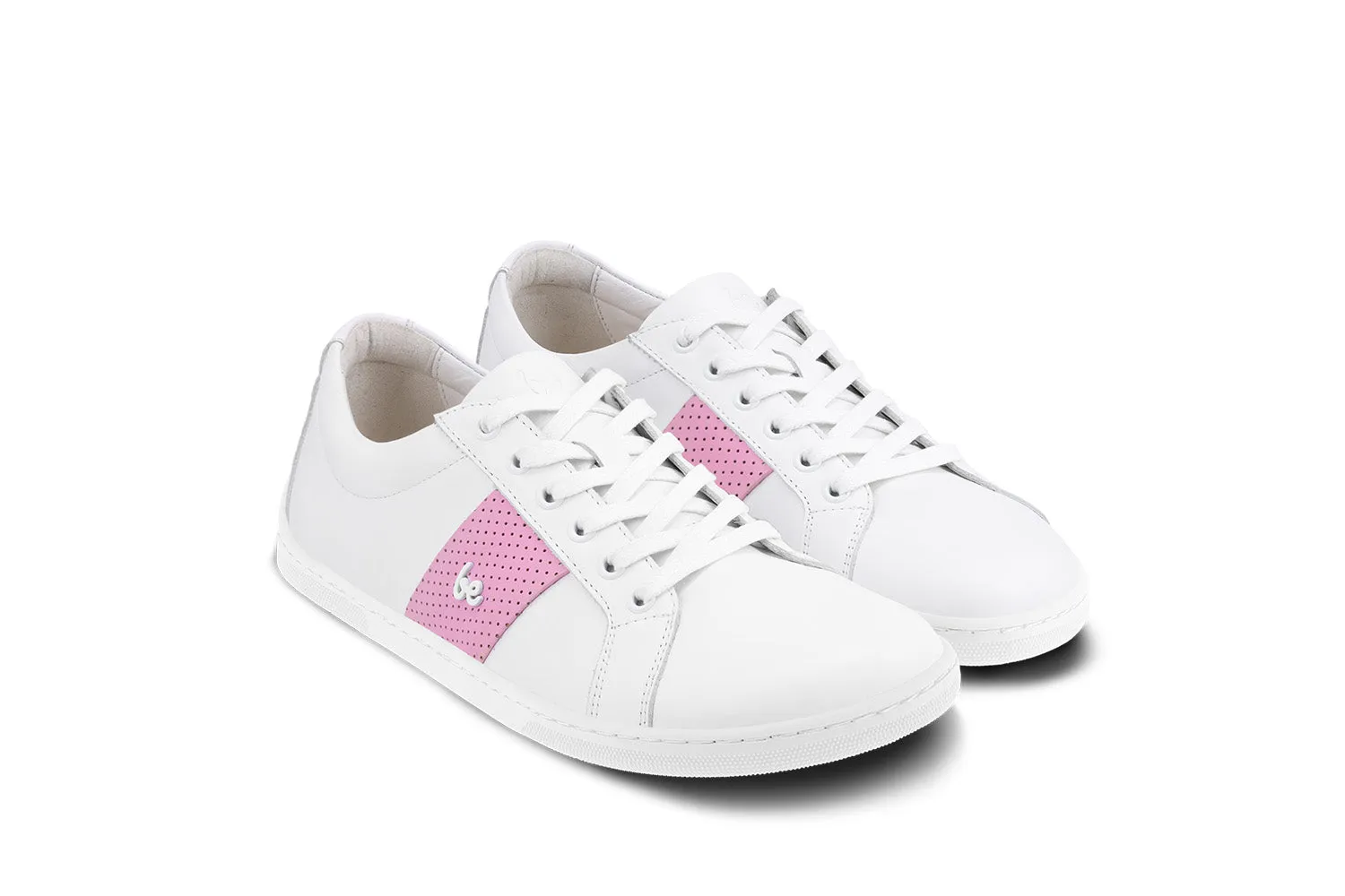 Barefoot Sneakers Be Lenka Elite - White & Pink Shoes_Be Lenka_Footwear
