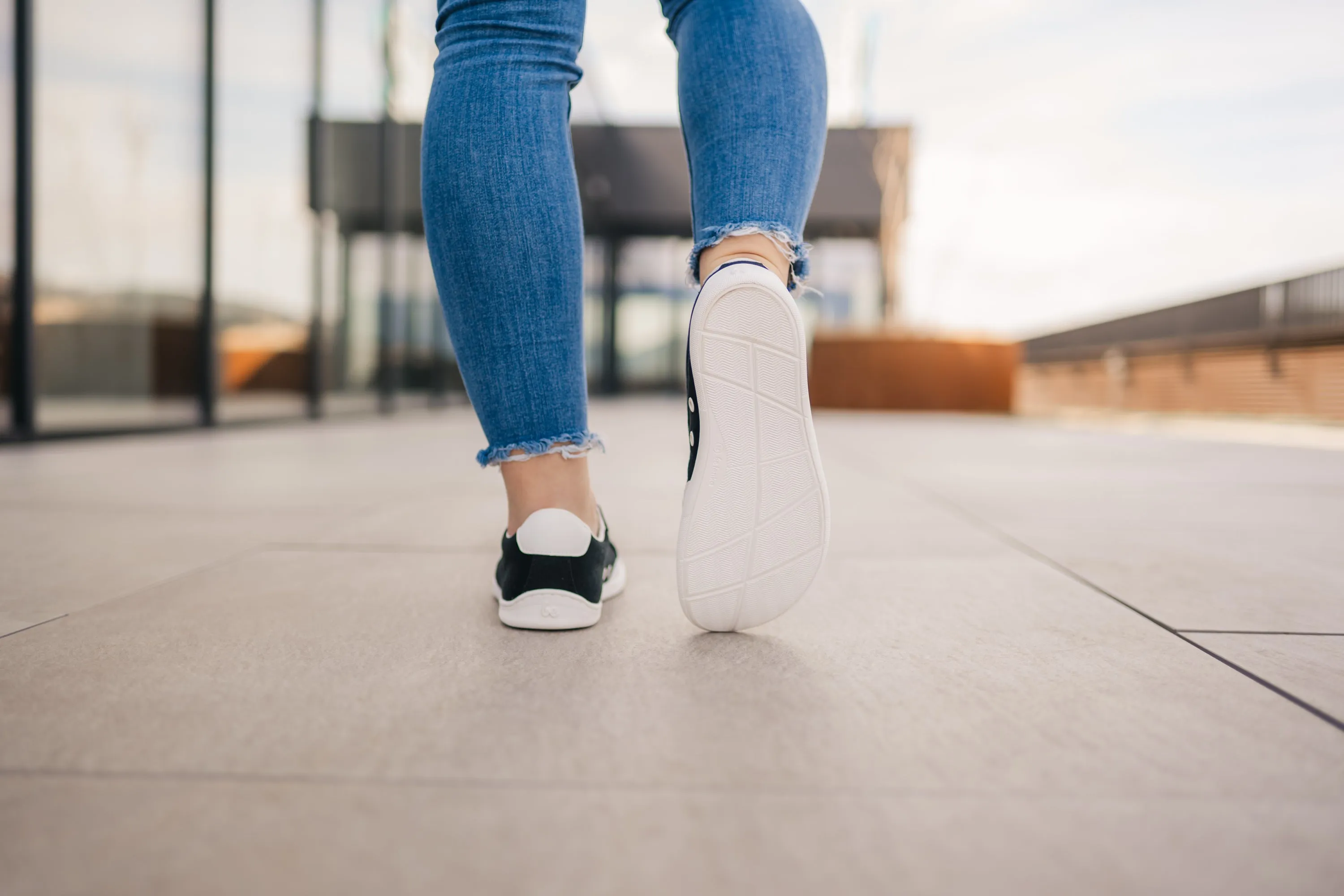 Barefoot Sneakers Be Lenka Rebound - Black & White Shoes_Be Lenka_Footwear