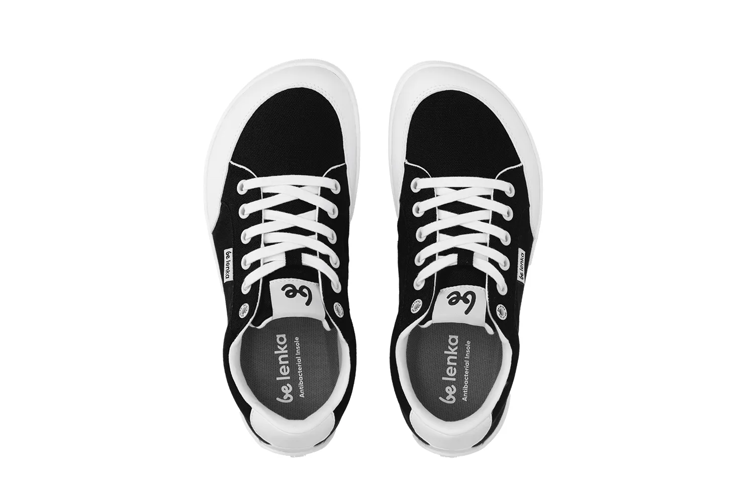 Barefoot Sneakers Be Lenka Rebound - Black & White Shoes_Be Lenka_Footwear