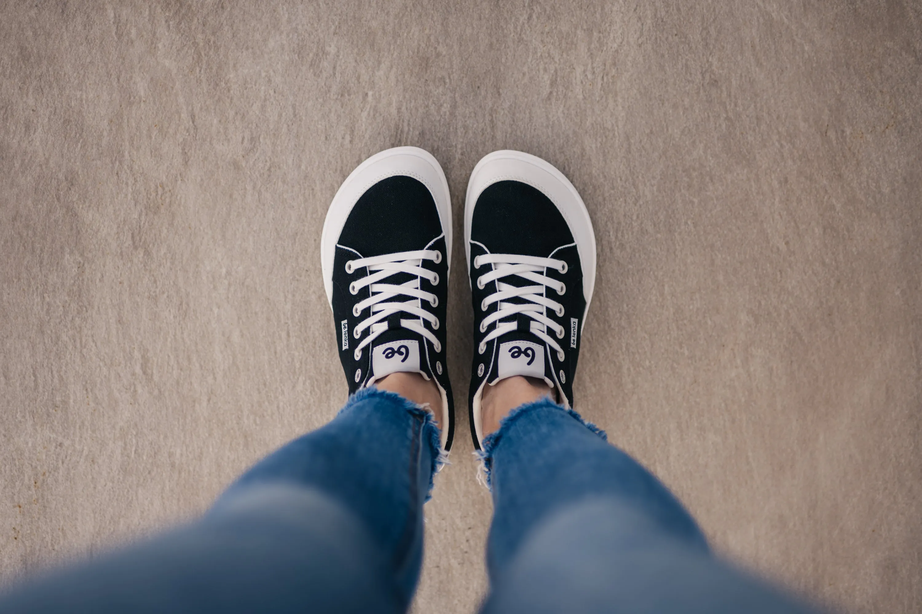 Barefoot Sneakers Be Lenka Rebound - Black & White Shoes_Be Lenka_Footwear