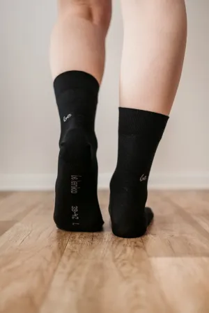 Barefoot Socks - Crew - Essentials - Black Shoes_Be Lenka_Footwear