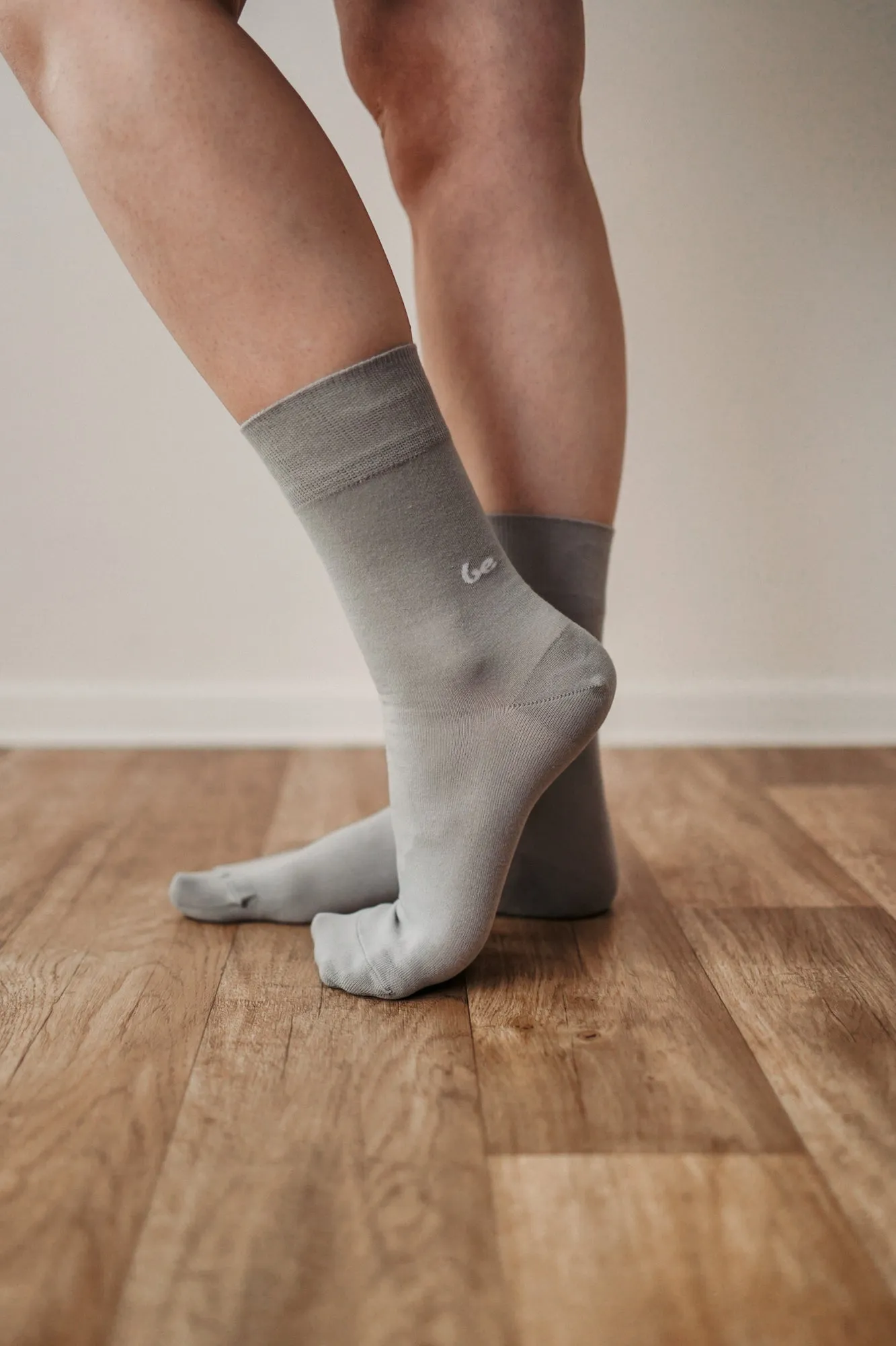 Barefoot Socks - Crew - Essentials – Grey Shoes_Be Lenka_Footwear