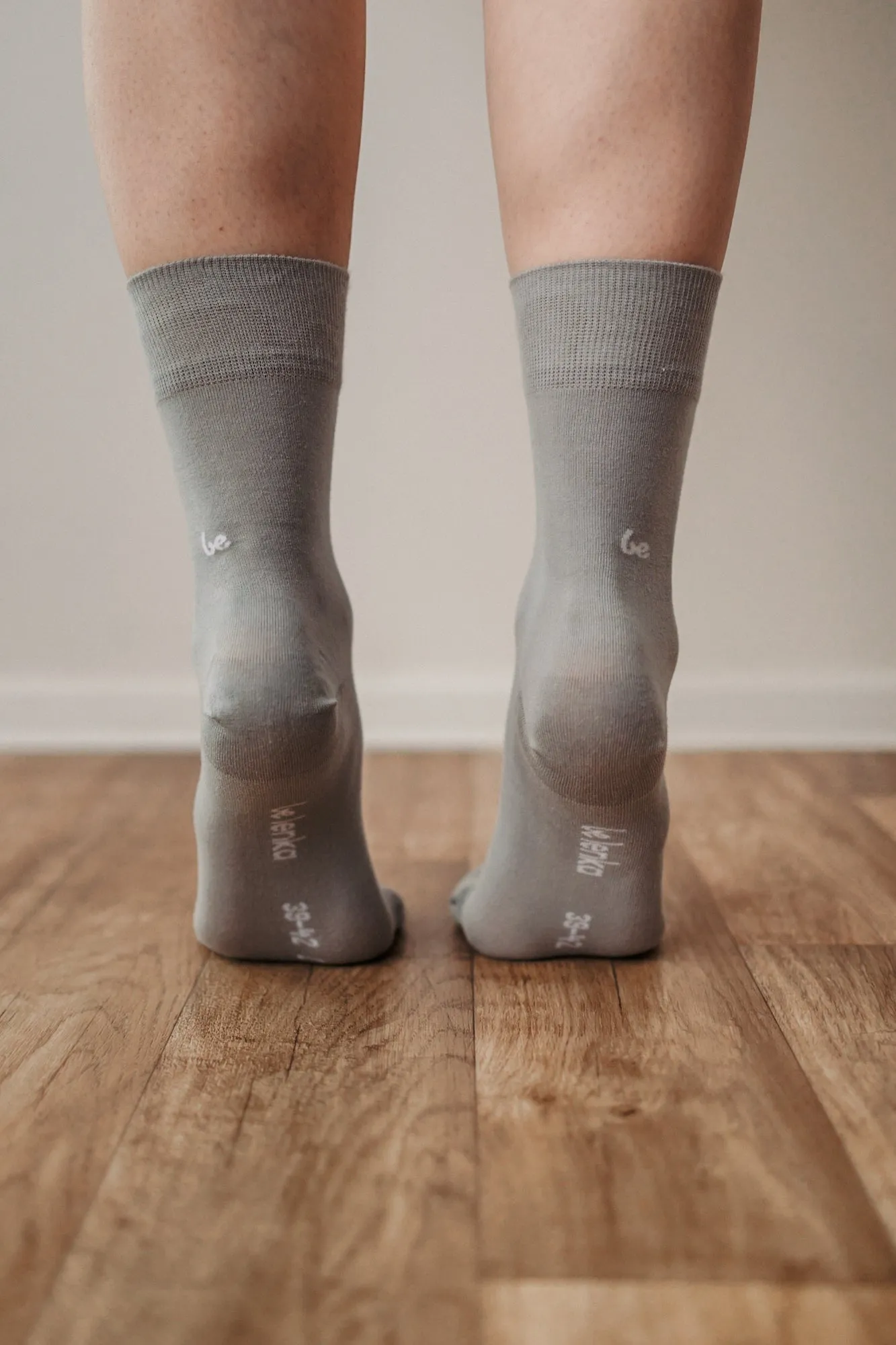 Barefoot Socks - Crew - Essentials – Grey Shoes_Be Lenka_Footwear