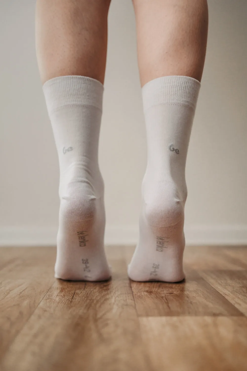 Barefoot Socks - Crew - Essentials - White Shoes_Be Lenka_Footwear