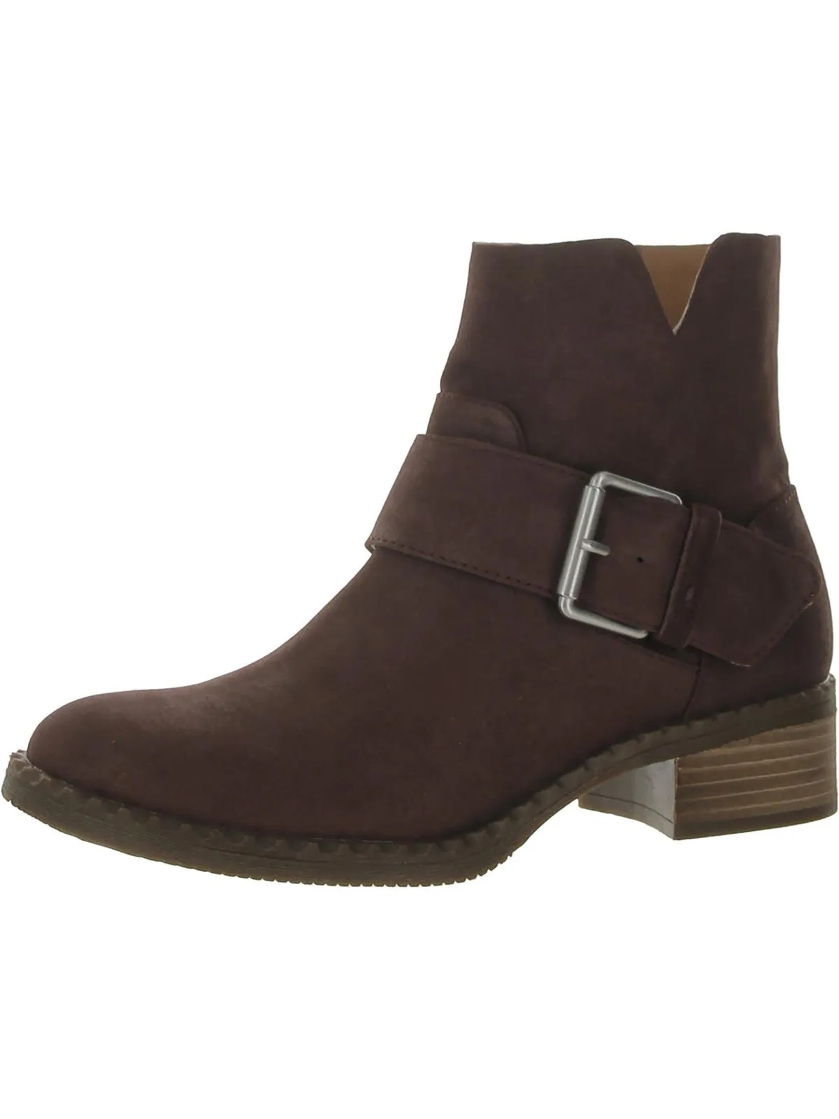 Best Slit Moto Womens Suede Casual Ankle Boots