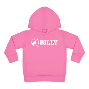 BILLY Core Toddler Pullover Fleece Hoodie (White Horizontal Logo) — AVAILABLE IN 4 COLORS