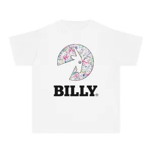 BILLY Youth Midweight Tee (Sasha Splatter - Black Print)