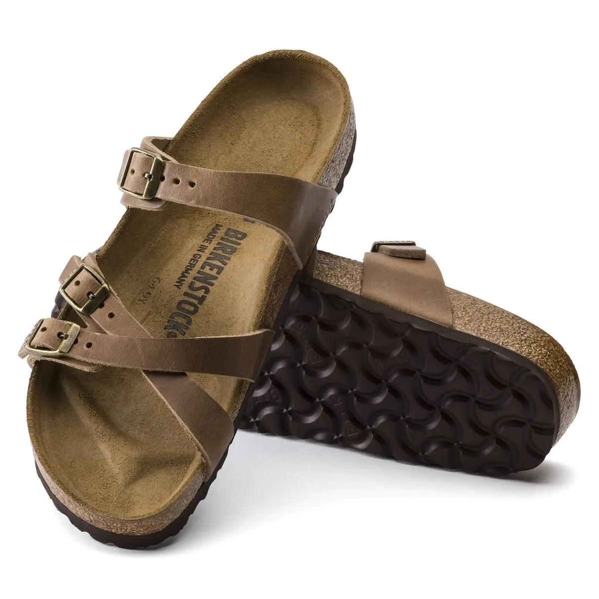Birkenstock Women's Franca Tobacco Brown Oiled Leather