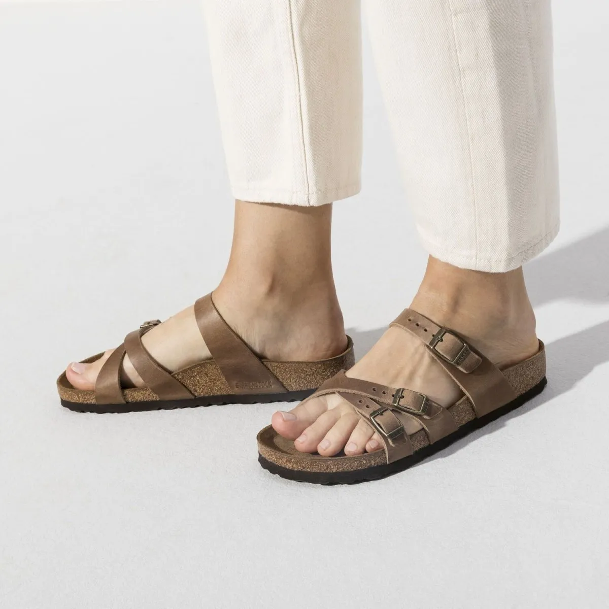 Birkenstock Women's Franca Tobacco Brown Oiled Leather