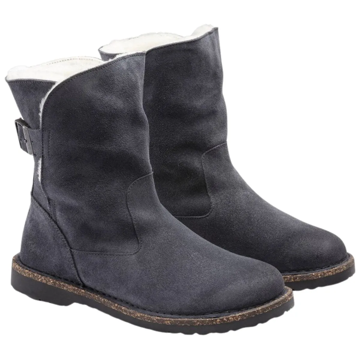 Birkenstock Women's Uppsala Shearling Graphite Suede