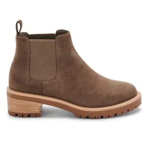 Blondo Women's Mayes Dark Taupe Suede Waterproof