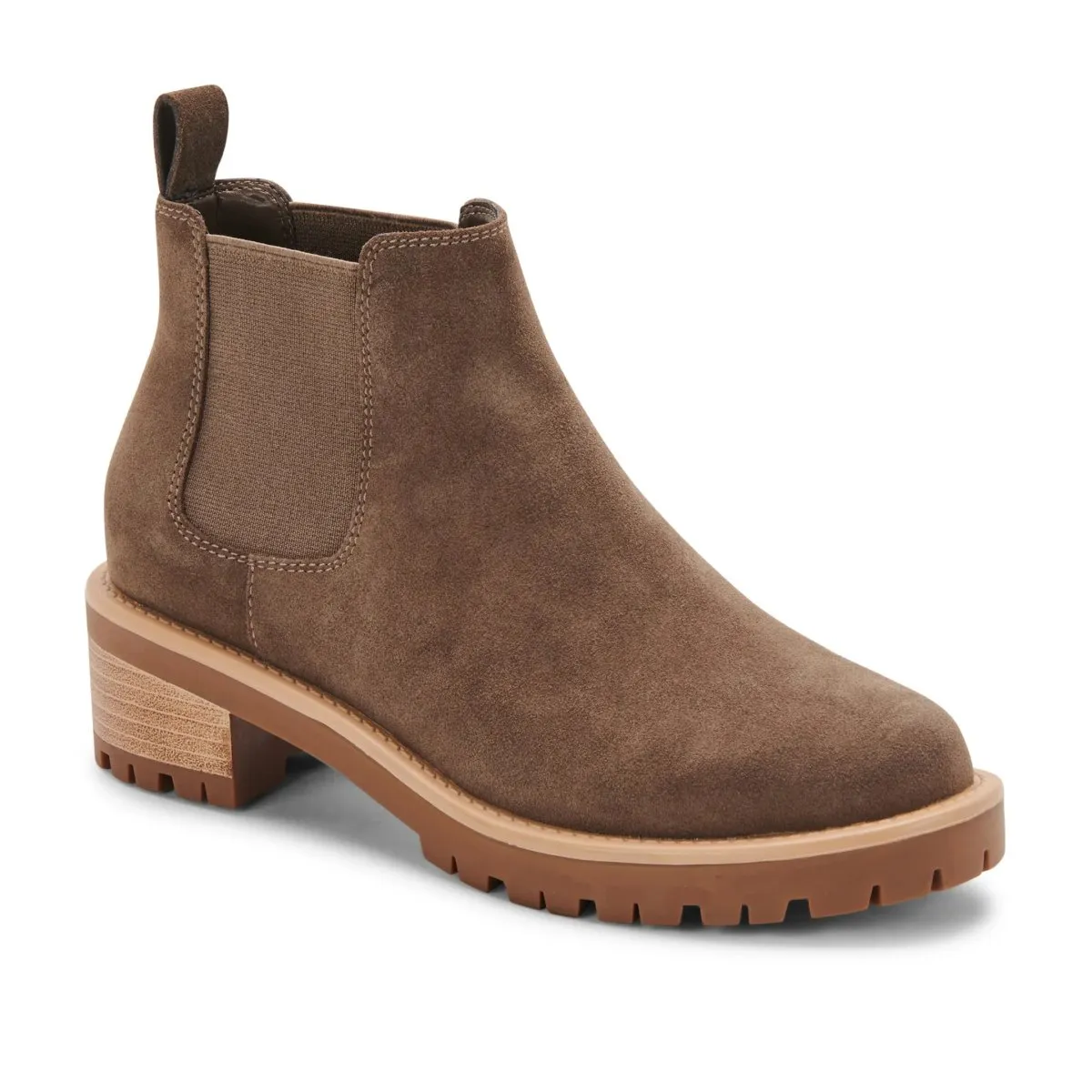 Blondo Women's Mayes Dark Taupe Suede Waterproof
