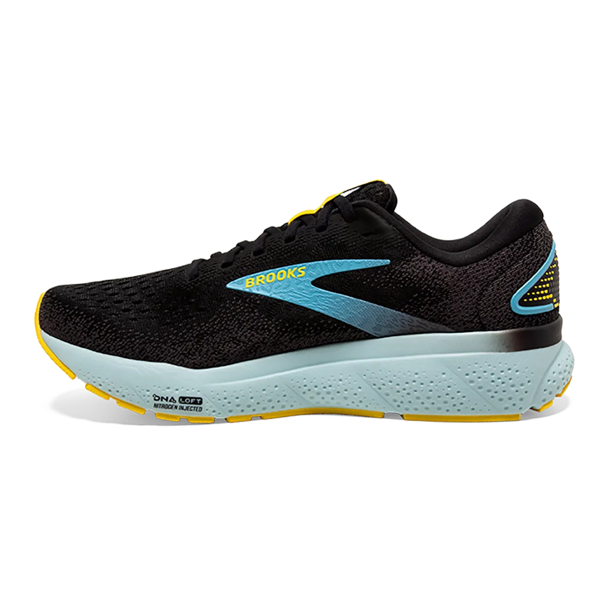 Brooks Ghost 16 - Black - Forged Iron - Blue