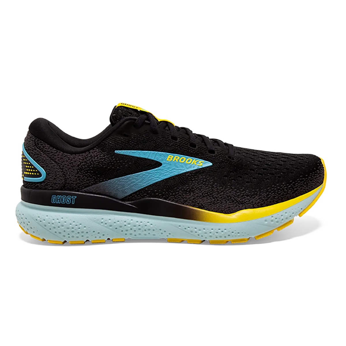 Brooks Ghost 16 - Black - Forged Iron - Blue