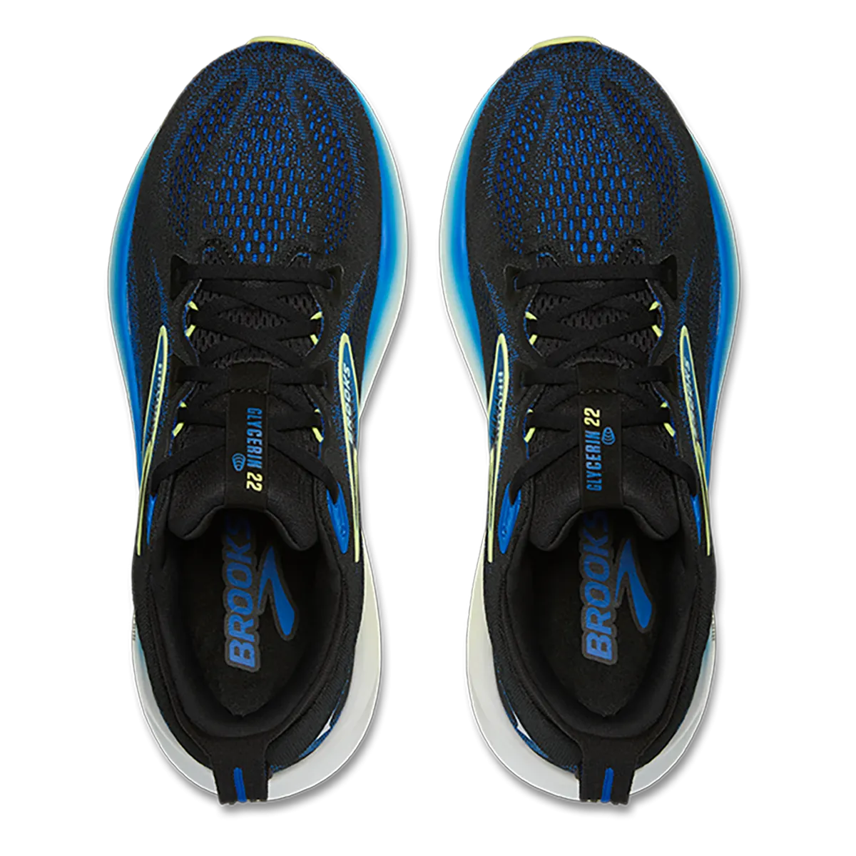 Brooks Glycerin 22 Black - Cobalt - Neo Yellow