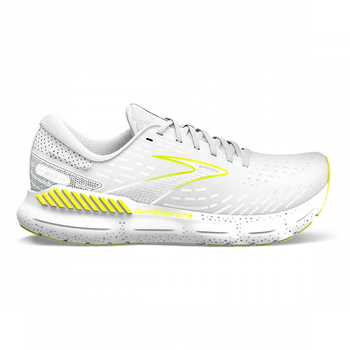 Brooks Glycerin GTS 20 - White - Nightlife