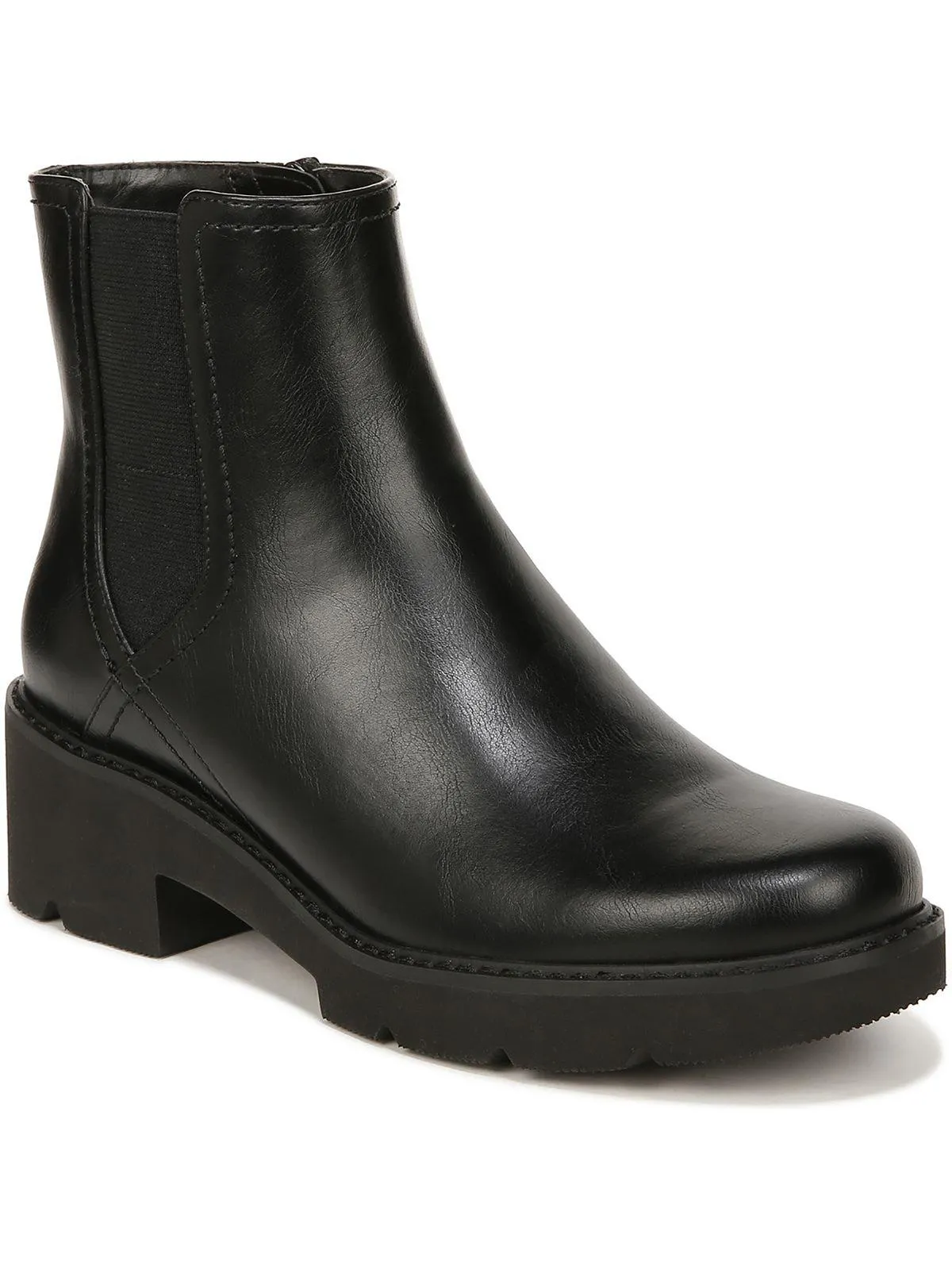 Cade Womens Faux Leather Casual Mid-Calf Boots