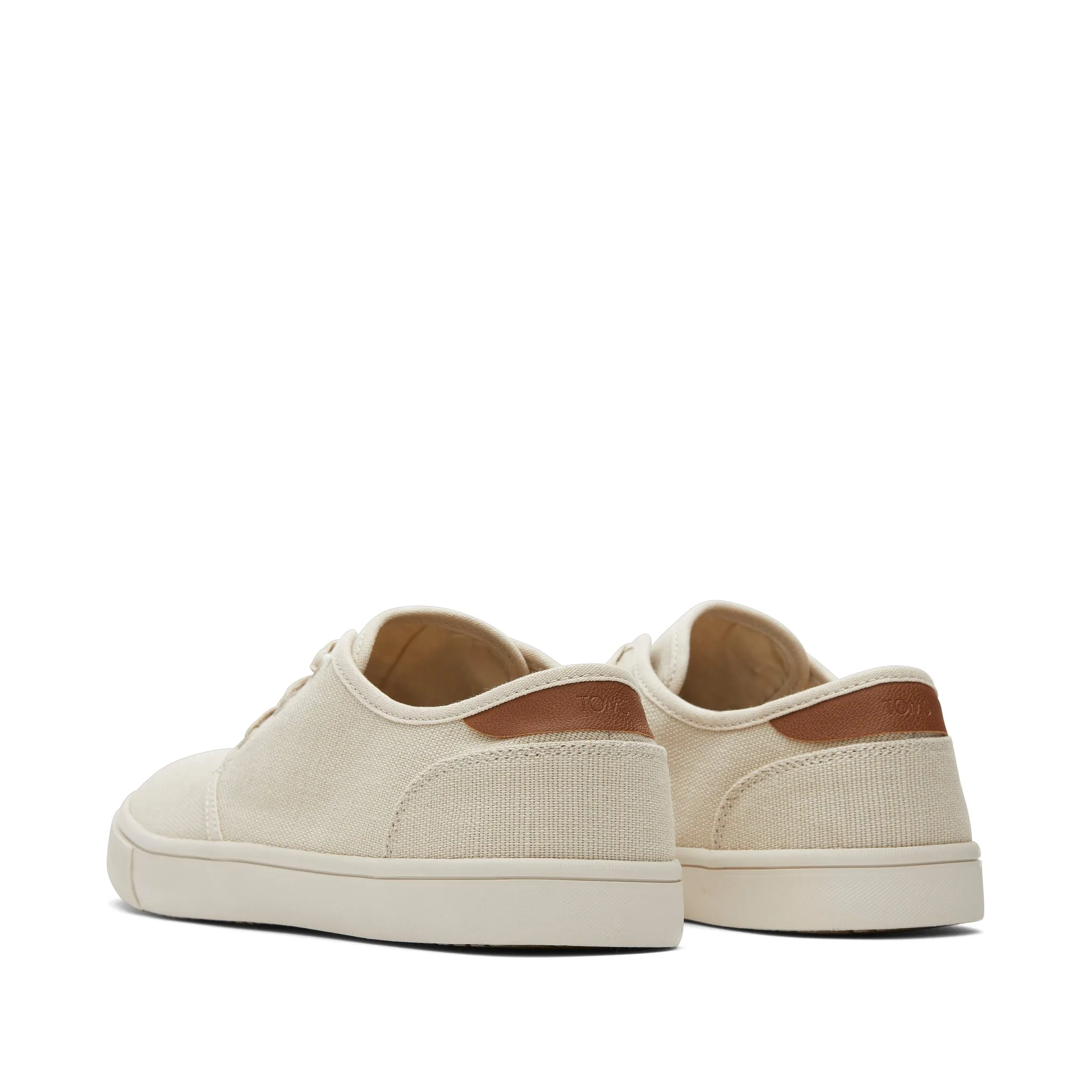 Carlo Cream Heritage Canvas Lace-Up Sneaker