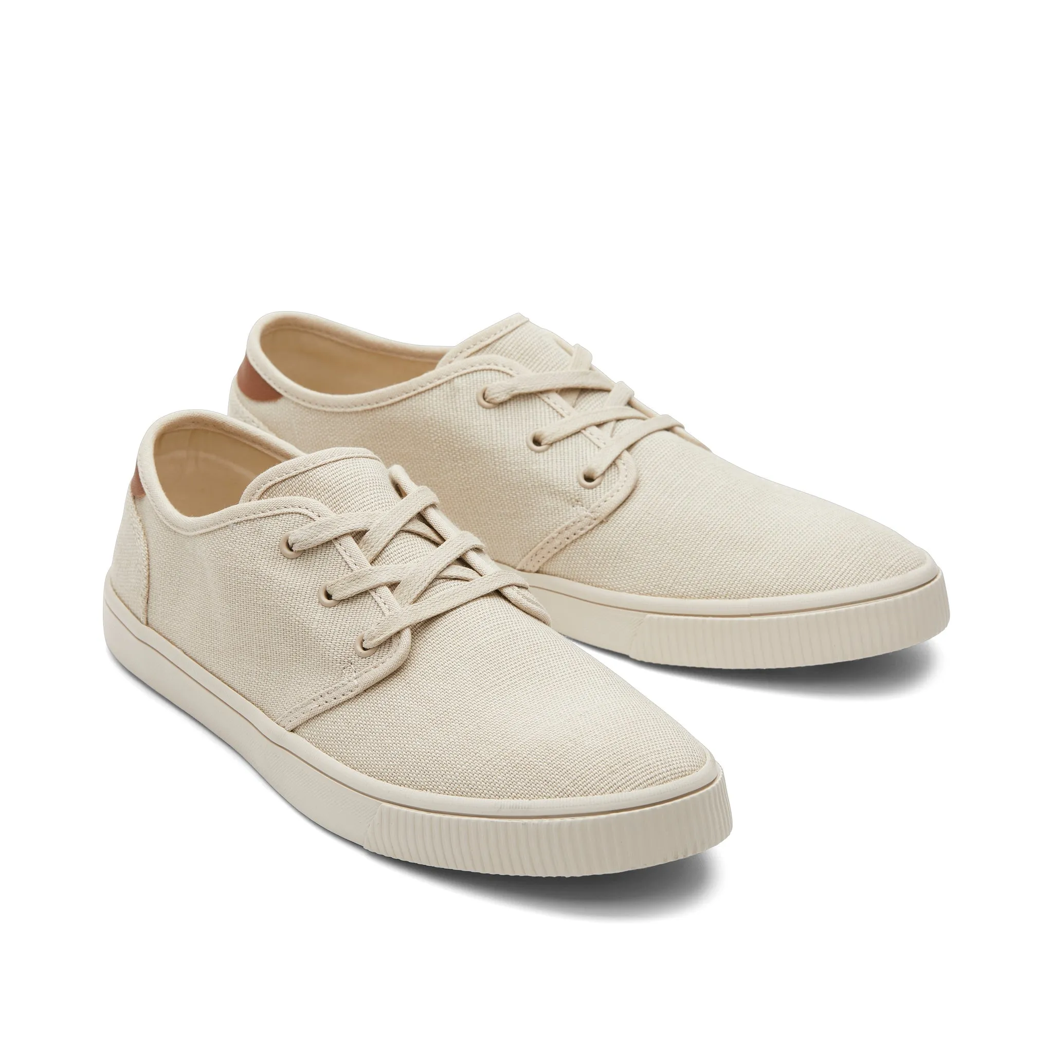 Carlo Cream Heritage Canvas Lace-Up Sneaker