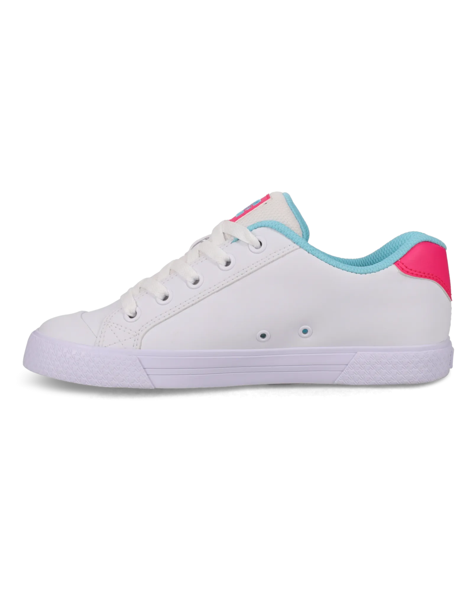 Chelsea Shoes in White, Crazy Pink & Blue