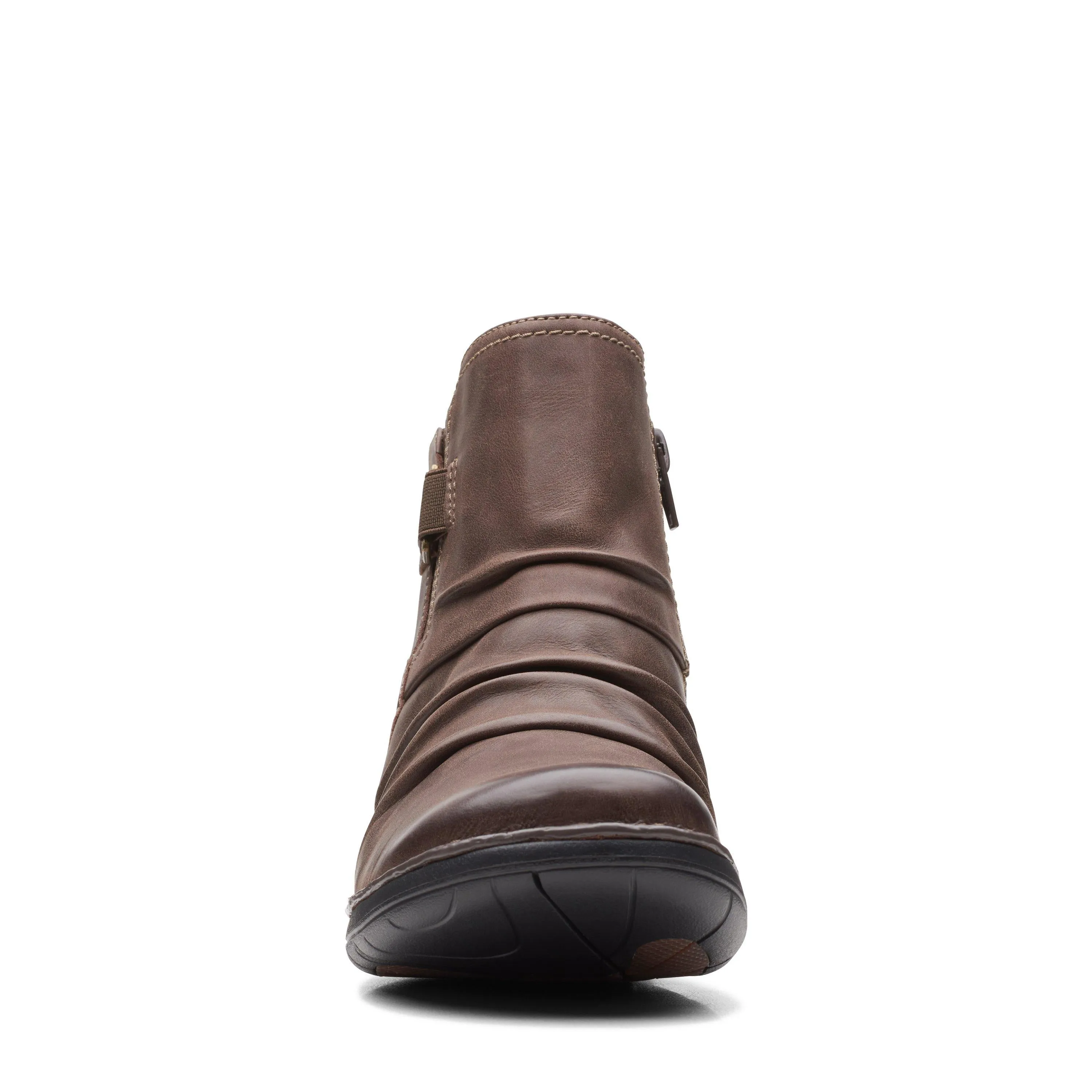 Clarks Un Loop Top in Brown Leather