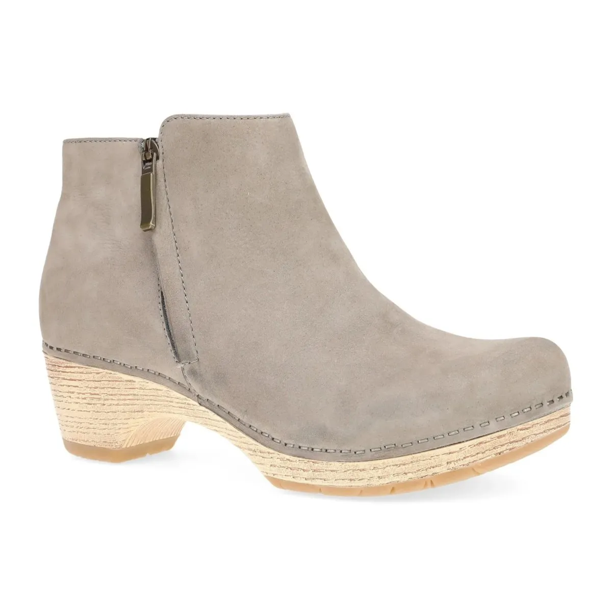Dansko Women's Lizanne Taupe Milled Nubuck