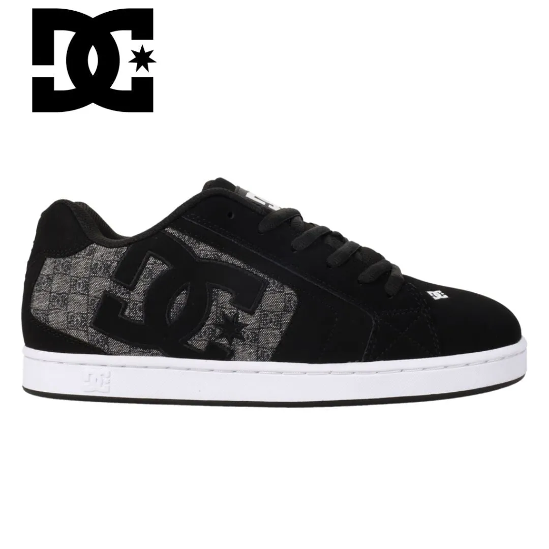 D.C. Net-Low-Cut Black & Grey Shoes Black